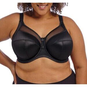 Goddess Bra Keira Banded Underwired Bra Black 6090 Supportive Full Cup US 38L